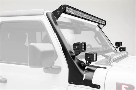 windshield light bar mount
